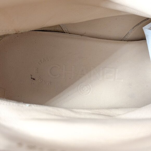 Chanel Paris Dallas Short Boots Size 39 US 8-8.5 Brown Suede Leather Western - Picture 14 of 16